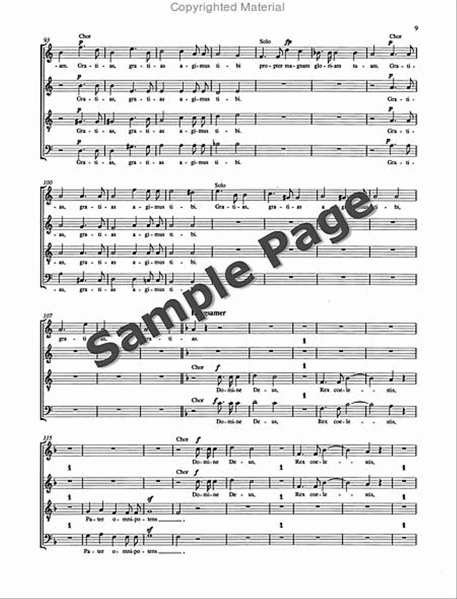 Missa Sacra Op. 147 4-Part scores gallery preview page 10