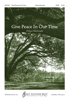 Book cover for Give Peace In Our Time