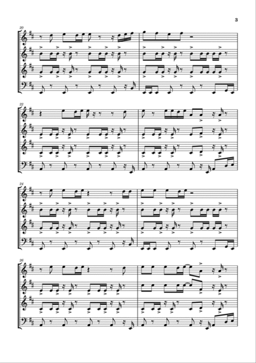Good Times Woodwind Quartet scores gallery preview page 4