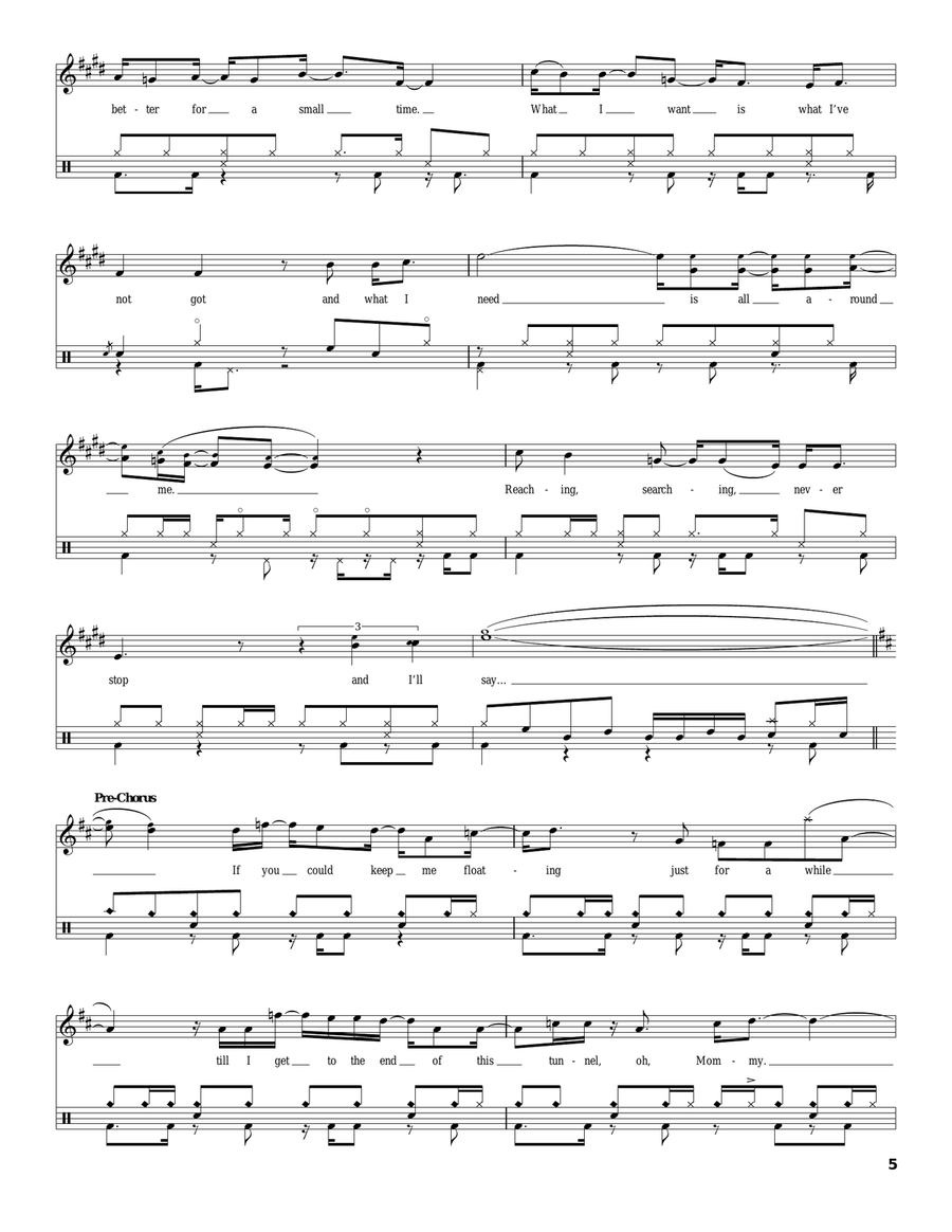 Jimi Thing Jimi Thing Drum Set scores gallery preview page 5