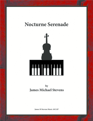 Book cover for Nocturne Serenade - Violin & Piano