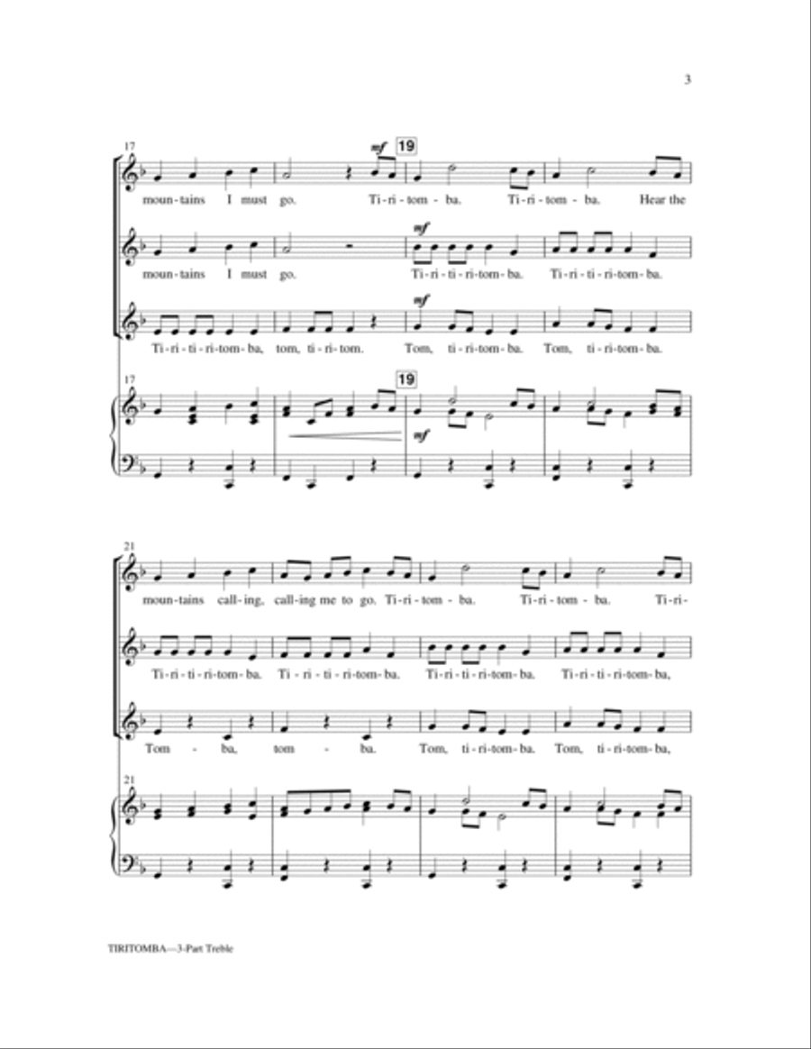 Tiritomba Tiritomba 3-Part scores gallery preview page 3