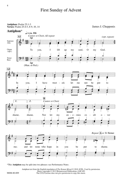 Entrance Antiphons for the Advent Season (Downloadable)