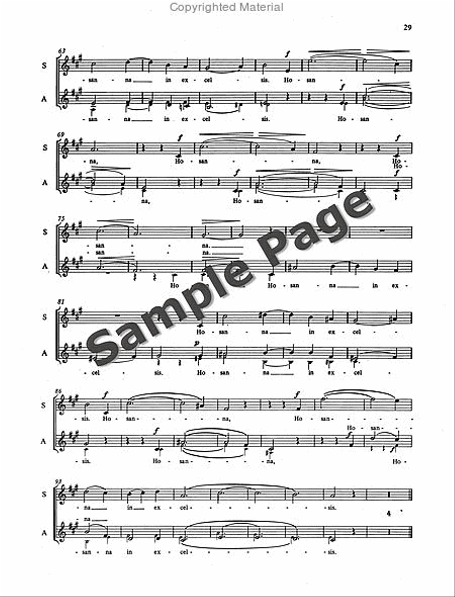 Mass in D Minor Mass in D Minor SSA scores gallery preview page 30