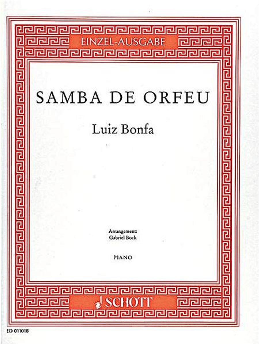 Bonfa L Samba De Orfeu (bock) Piano Solo scores gallery preview page 1