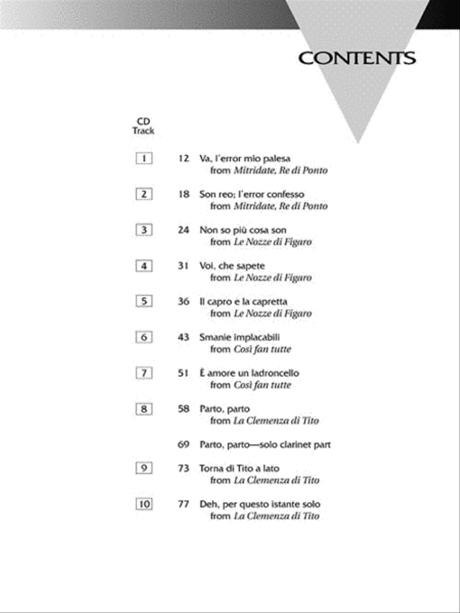 Mozart Arias for Mezzo-Soprano Mezzo-Soprano Voice scores gallery preview page 4
