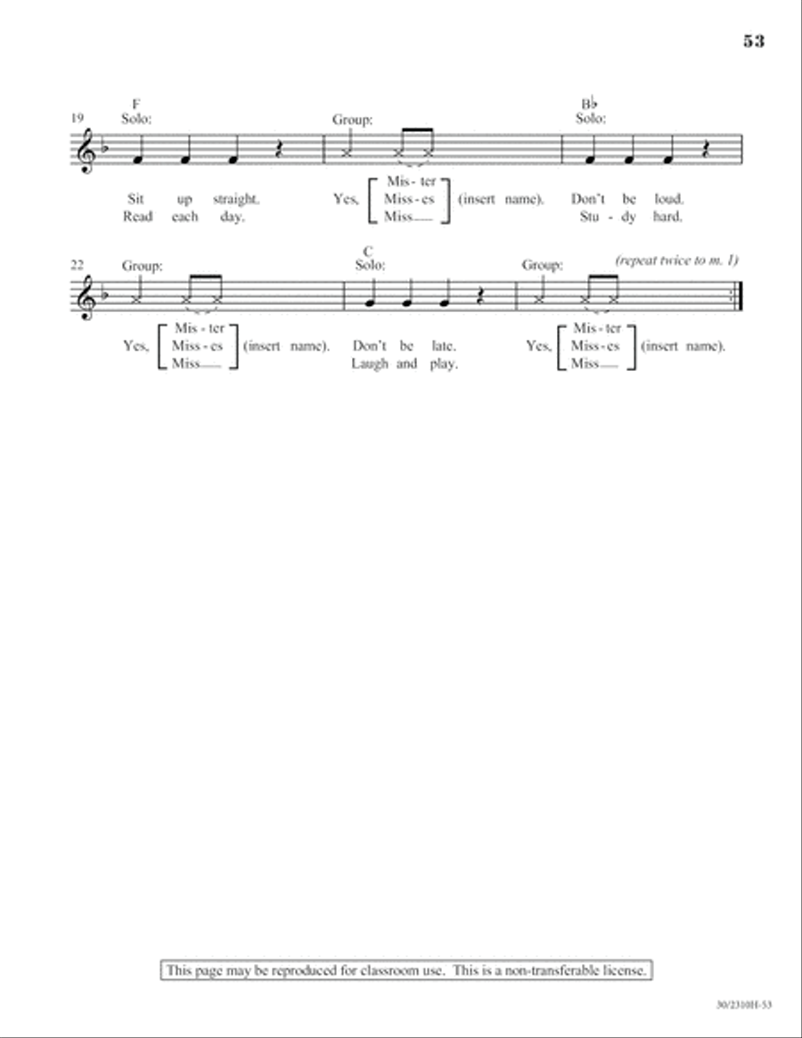 The Box Unison Choir scores gallery preview page 54