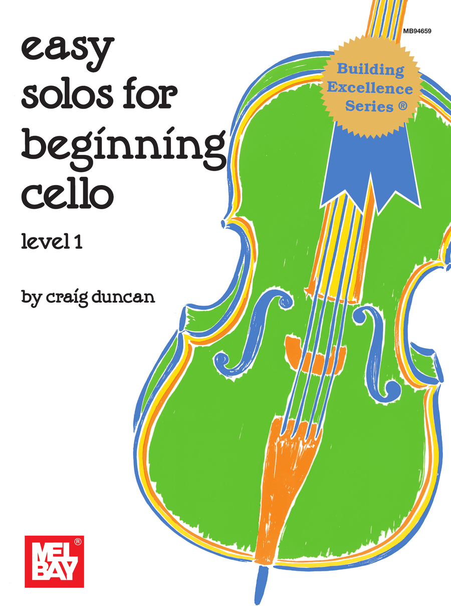 Easy Solos for Beginning Cello Level 1 Cello scores gallery preview page 1