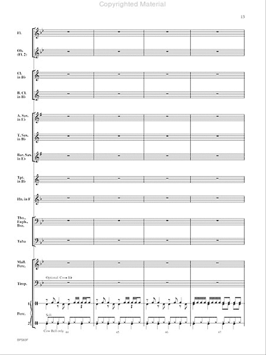 Rockin' Jingle Bells Concert Band scores gallery preview page 14