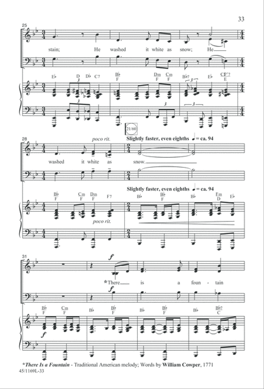 Simply Southern Gospel 3-Part scores gallery preview page 33