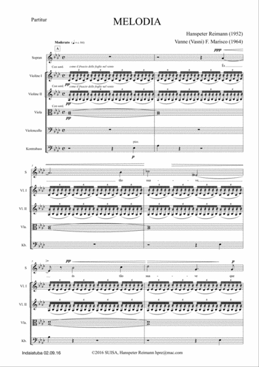 Canções com poemas de Vanne Chamber Orchestra scores gallery preview page 5