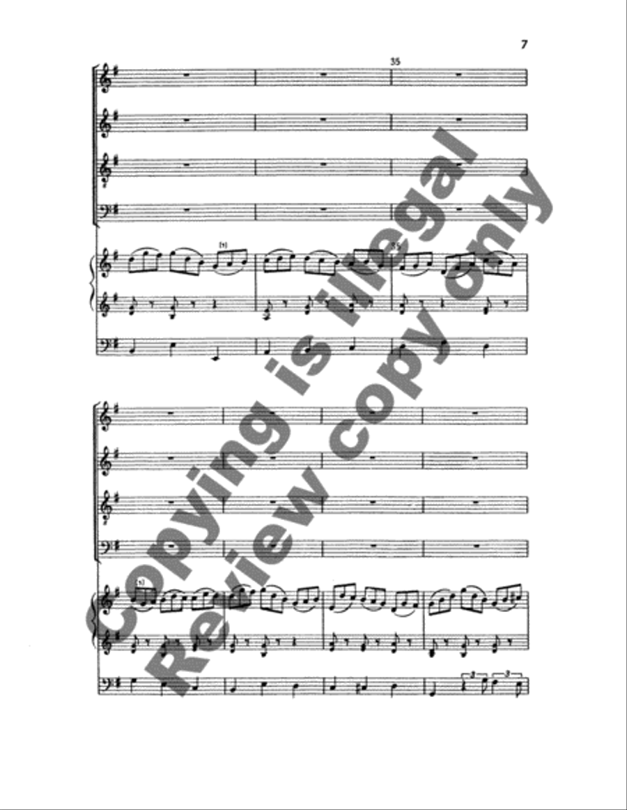 Jesu, joy of man's desiring G Major 4-Part scores gallery preview page 5