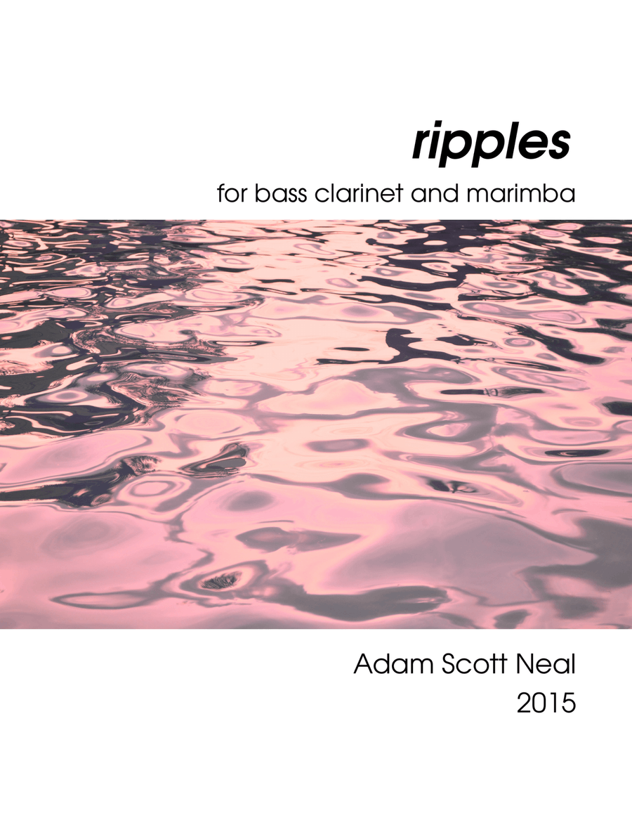 ripples Bass Clarinet scores gallery preview page 1