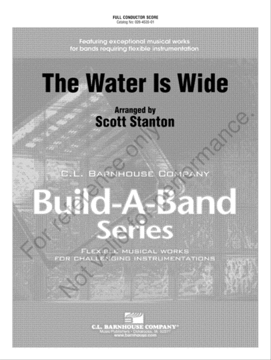 The Water Is Wide The Water Is Wide Concert Band scores gallery preview page 2