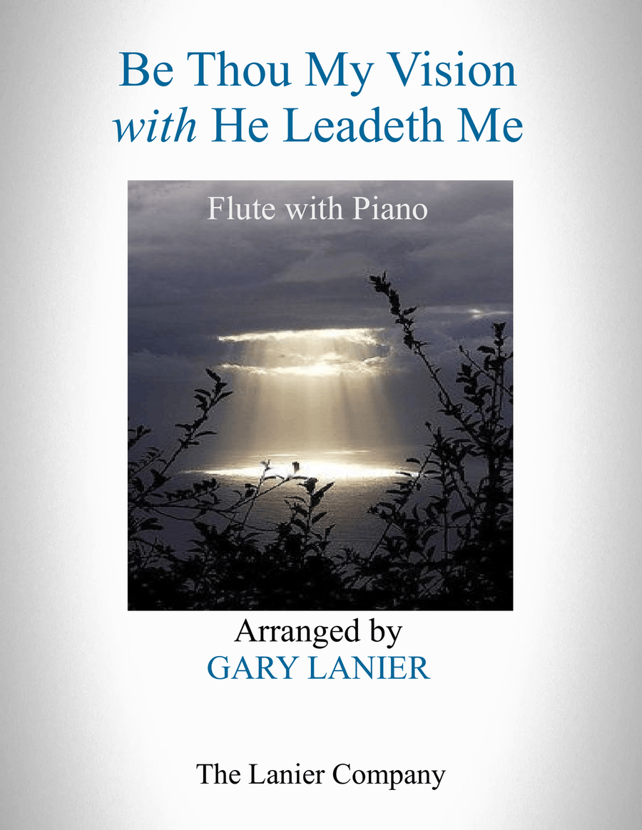 BE THOU MY VISION with HE LEADETH ME (Flute with Piano - Instrument Part included) Flute Solo scores gallery preview page 1