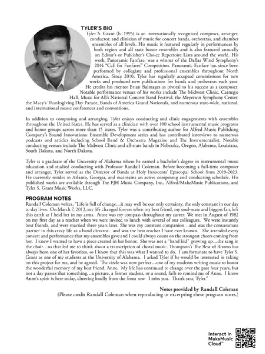 The Best of Rooms: Score Concert Band scores gallery preview page 2
