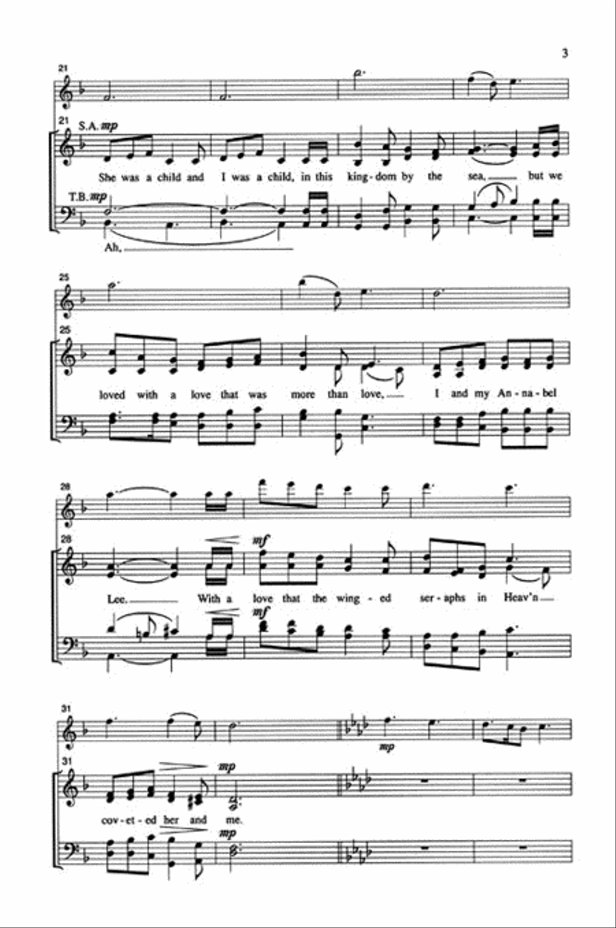 <br>Sheet music extract