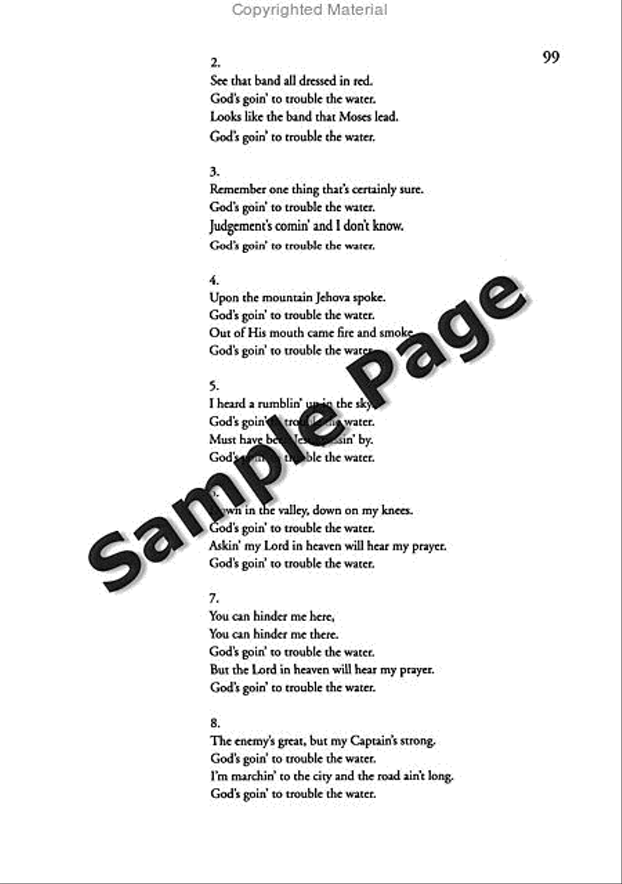 Best of Spirituals & Gospels Acoustic Guitar scores gallery preview page 100