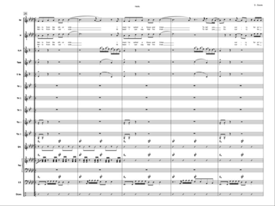 Hello Jazz Ensemble scores gallery preview page 5