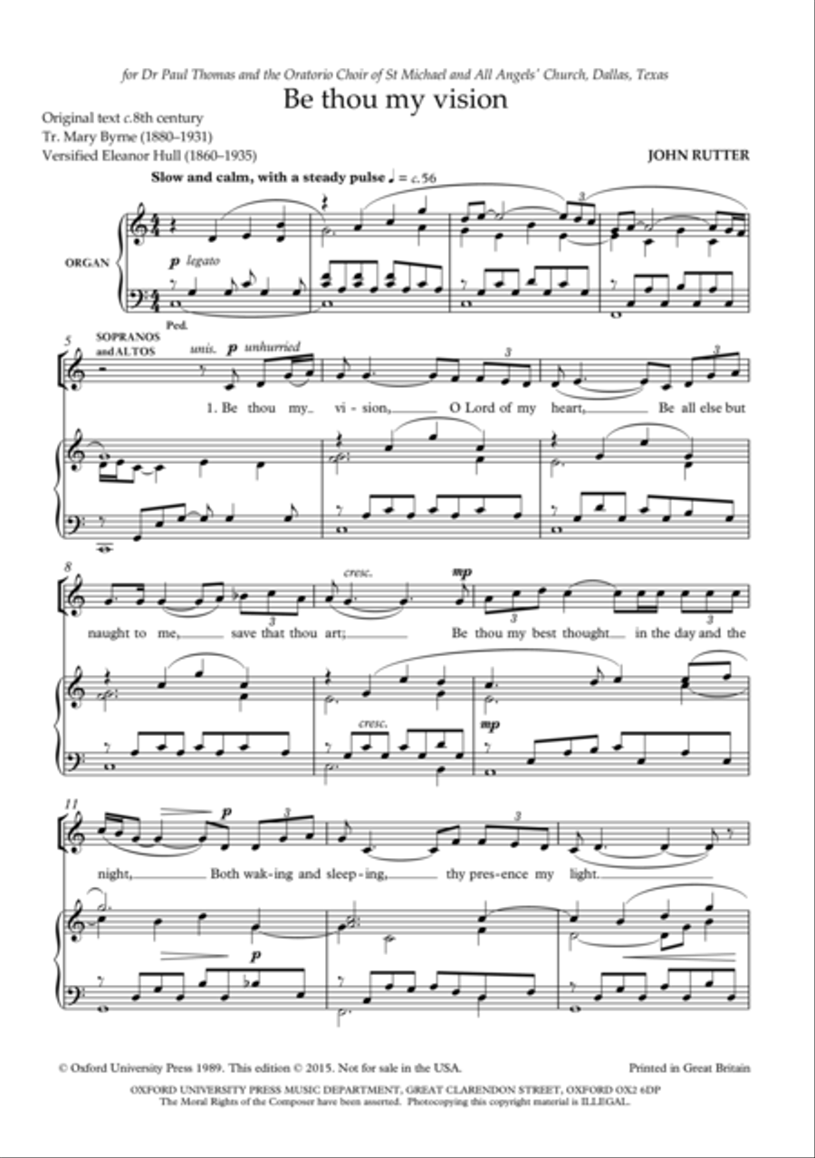 Be thou my vision Be thou my vision 4-Part scores gallery preview page 2