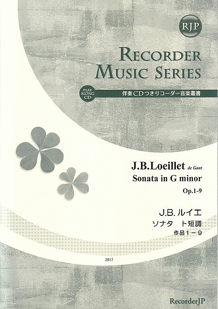 Jean Baptiste Loeillet de Gant: Sonata in G minor, Op. 1-9