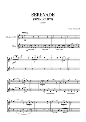 F. Schubert - Serenade (Ständchen) (D 889) (for Clarinet and Oboe)