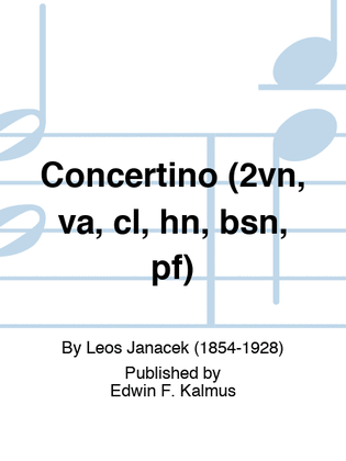 Concertino (2vn, va, cl, hn, bsn, pf)