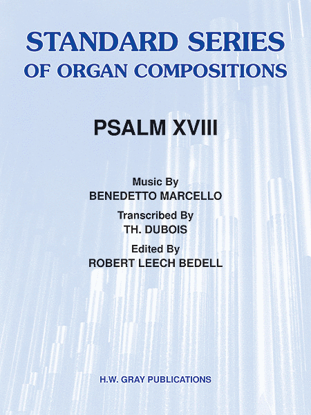 Psalm XVIII ("The Heavens Declare the Glory of God") by Benedetto Marcello Organ - Sheet Music