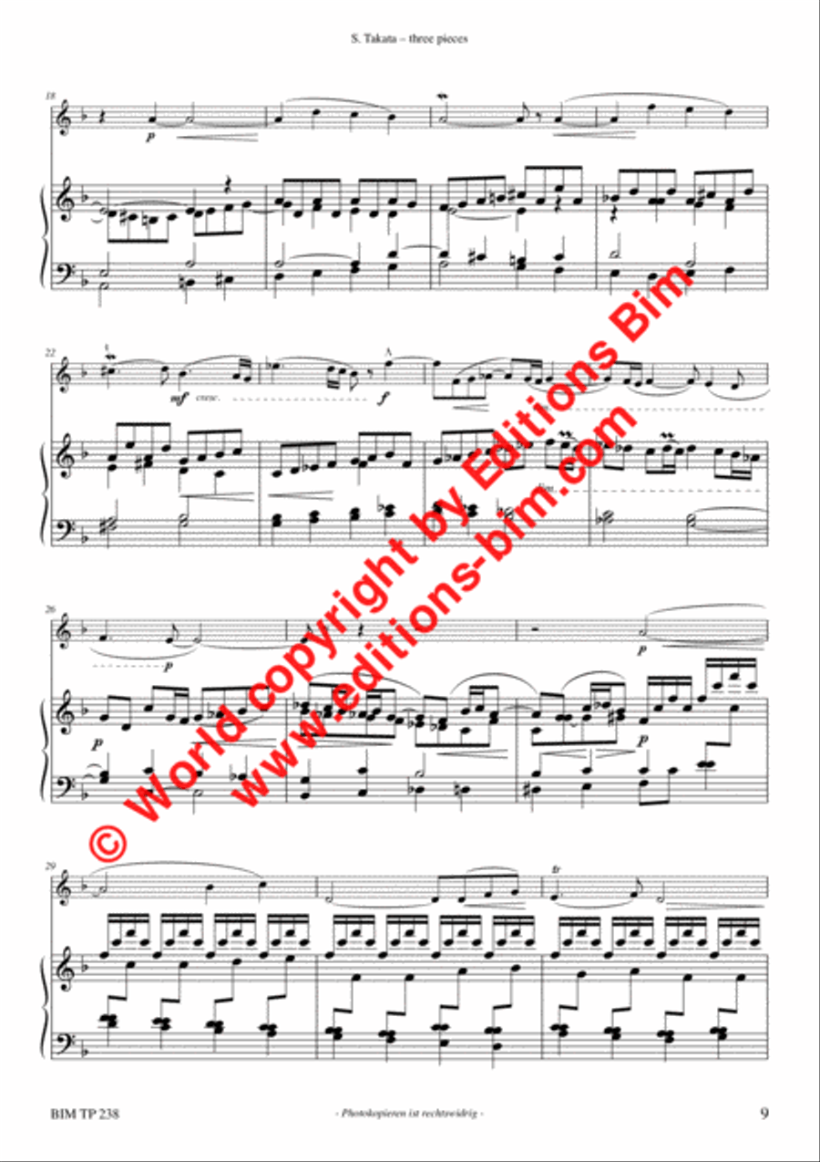 3 Pieces Cornet scores gallery preview page 6