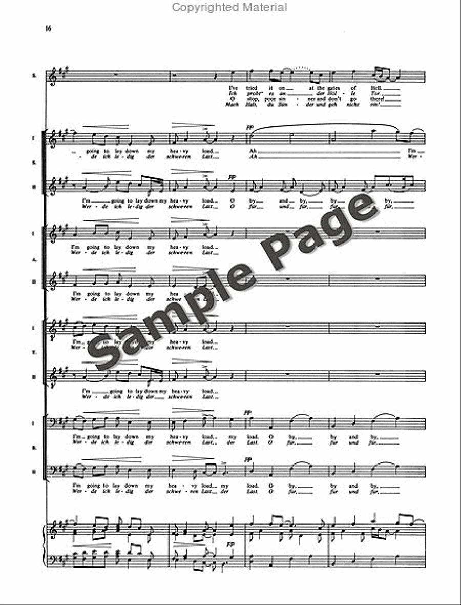 5 Negro Spirituals 5 Negro Spirituals SSAATTBB scores gallery preview page 19