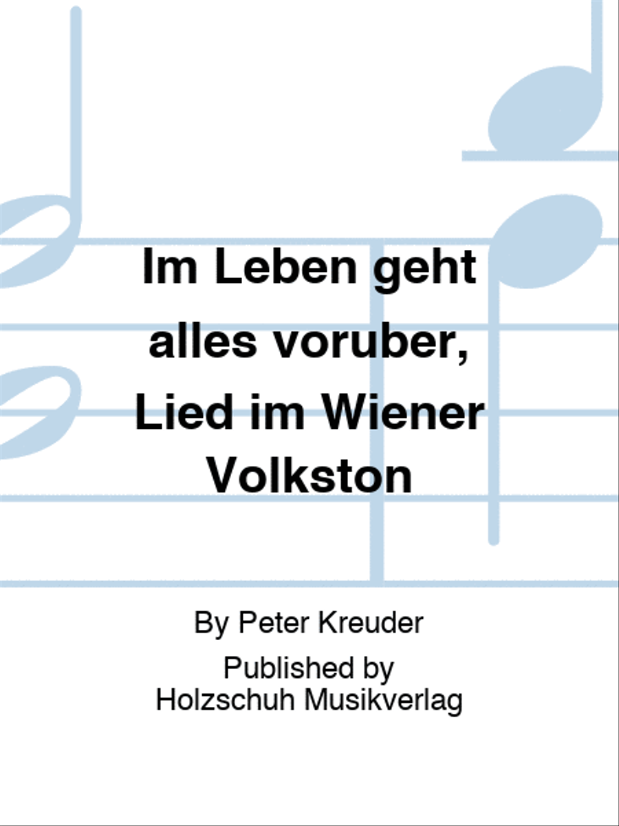 Im Leben geht alles vorüber Accordion scores gallery preview page 1