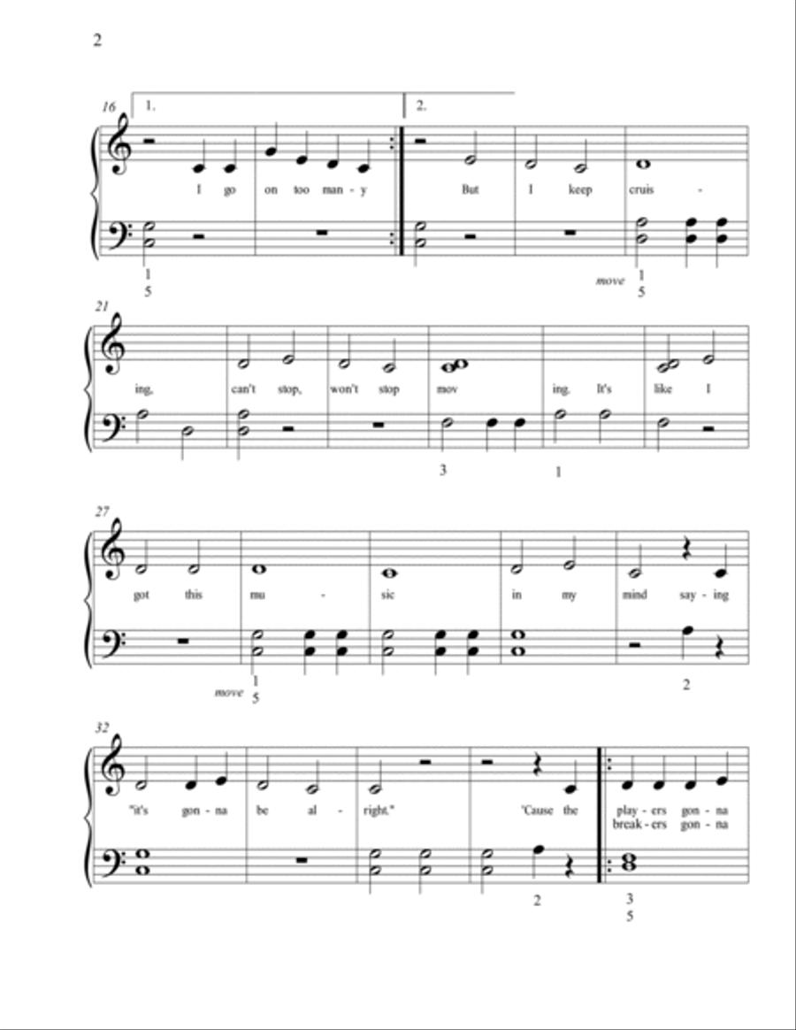 Shake It Off Easy Piano scores gallery preview page 2