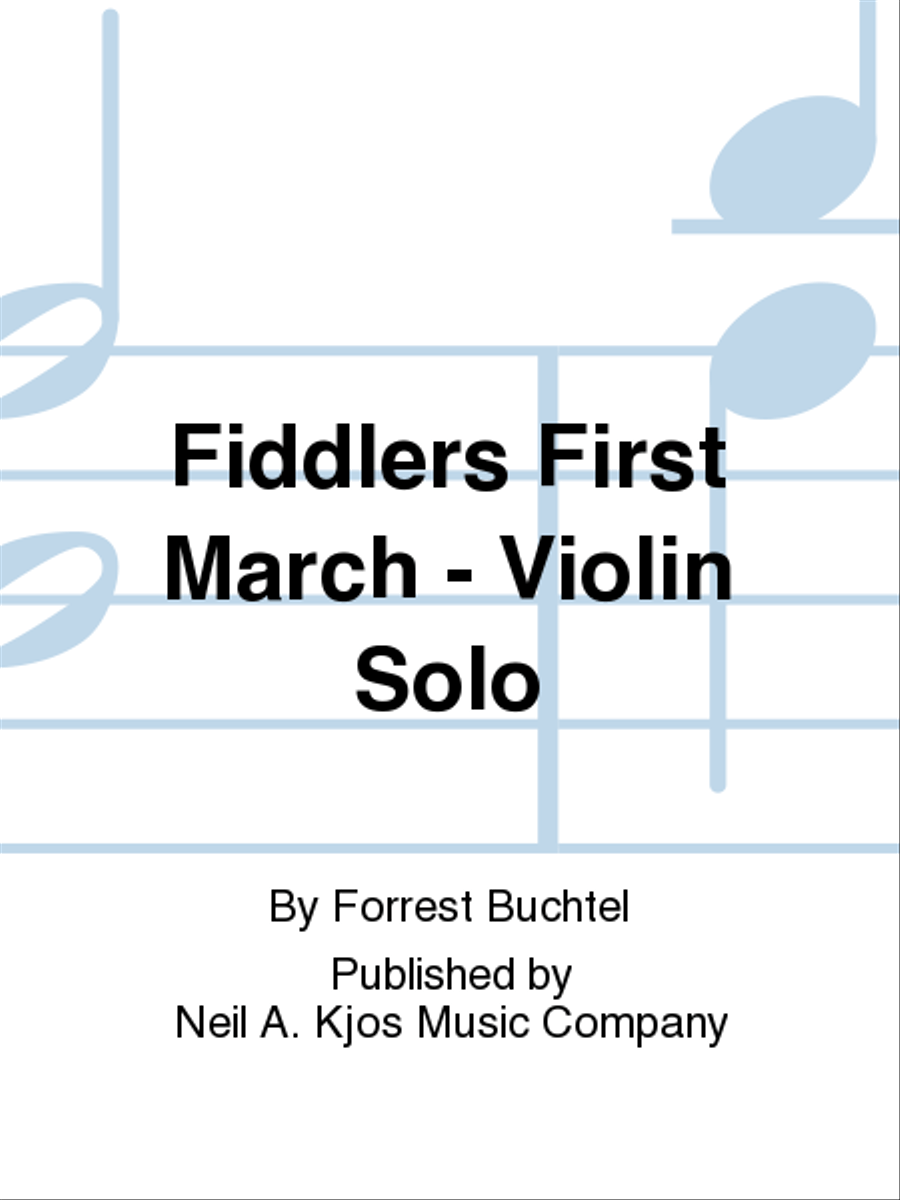 Fiddlers First March - Violin Solo Orchestra scores gallery preview page 1