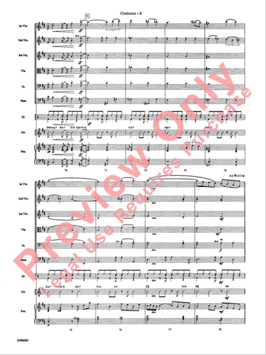 Night and Day String Orchestra scores gallery preview page 11