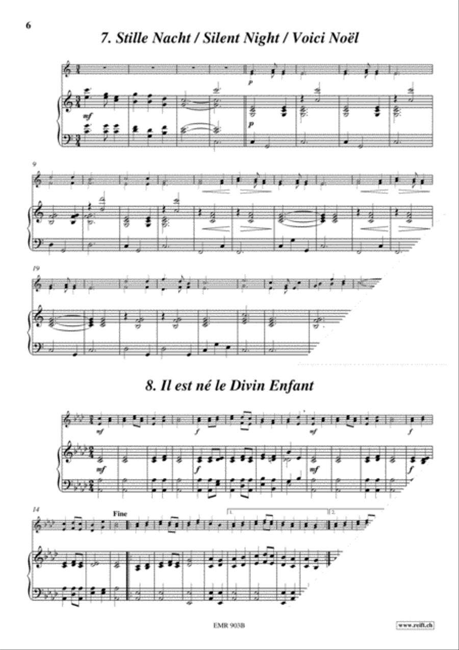 28 Weihnachtsmelodien Vol. 1 + 2 Woodwind Duet scores gallery preview page 6