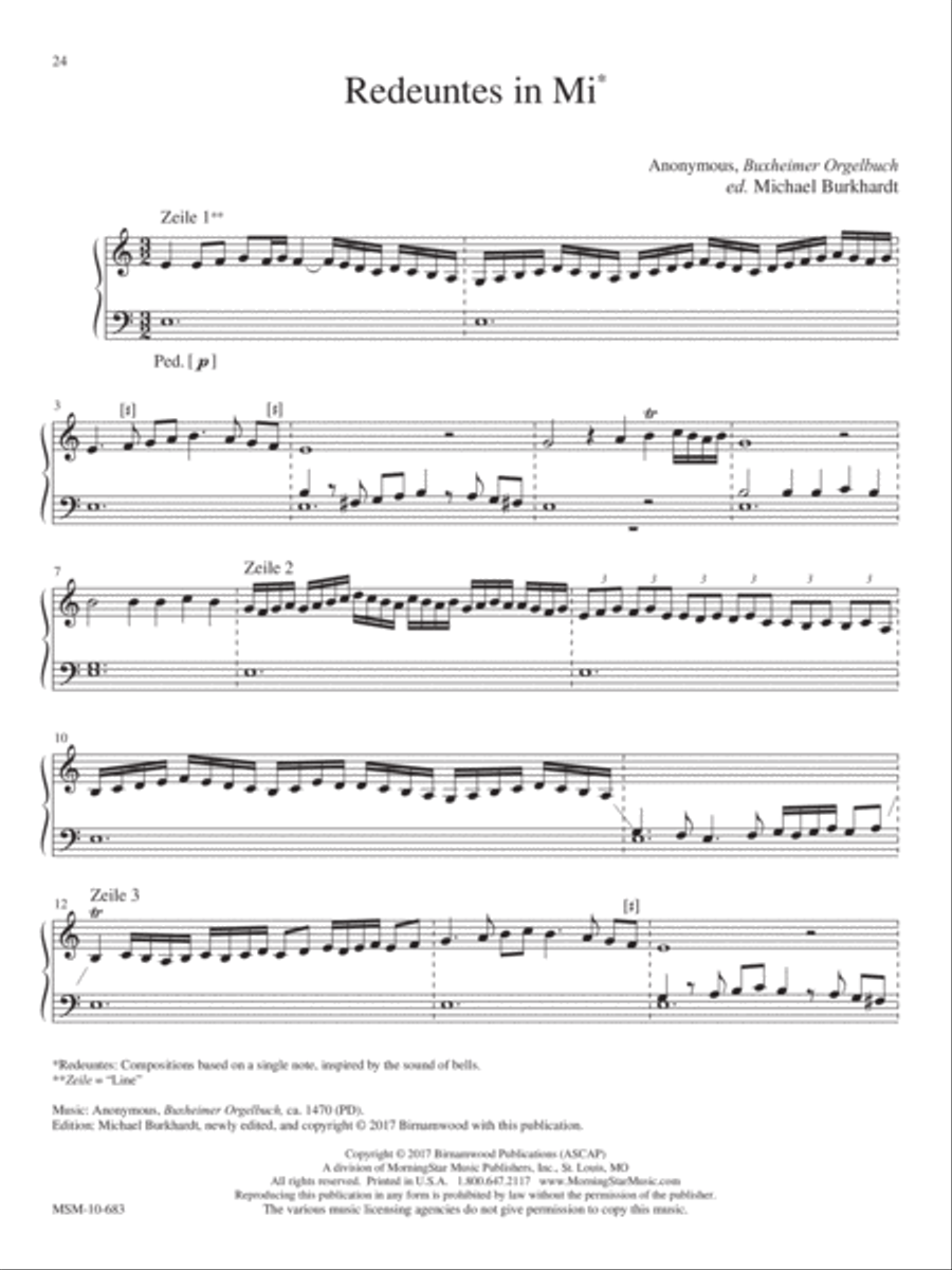 Erhalt uns, Herr Organ scores gallery preview page 1