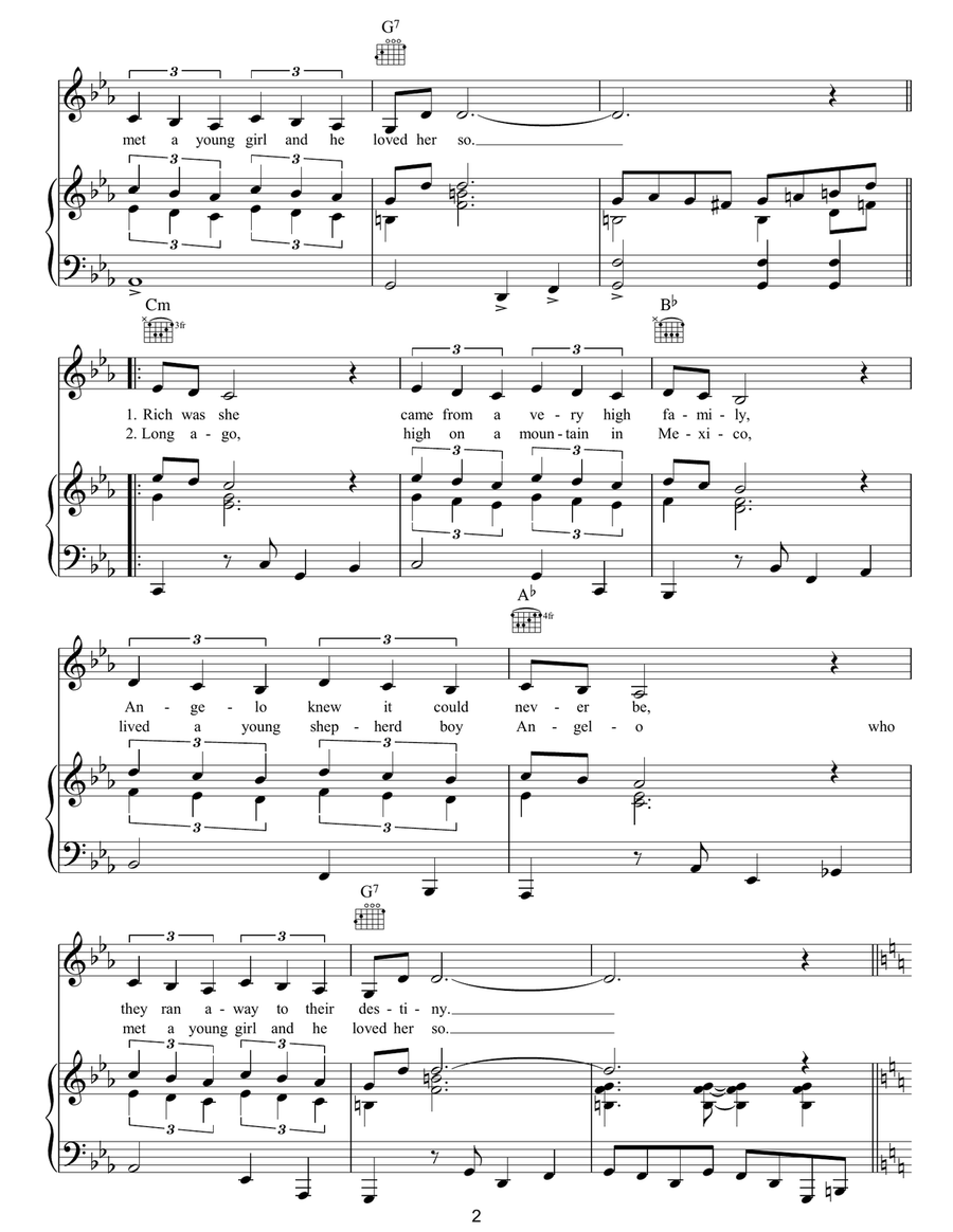 Angelo Acoustic Guitar scores gallery preview page 2