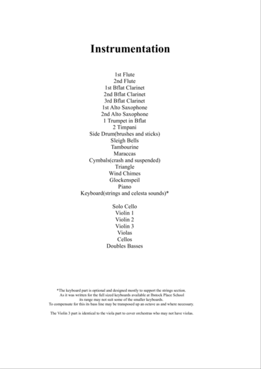 Mini Concerto For Alex (School Orchestra Arrangement) Full Orchestra scores gallery preview page 2