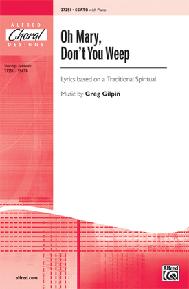 Book cover for Oh Mary, Don't You Weep