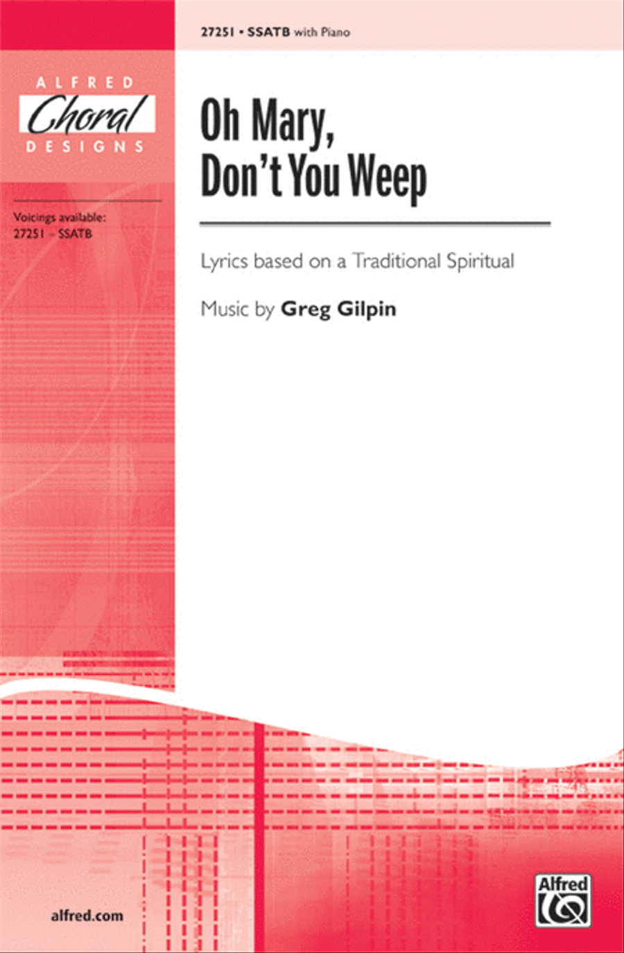 Oh Mary, Don't You Weep Oh Mary, Don't You Weep 4-Part scores gallery preview page 1