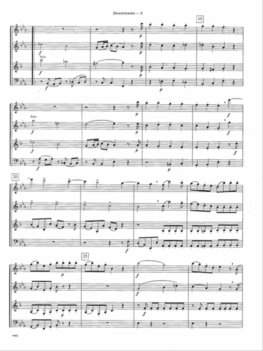 Divertimento Divertimento Woodwind Quartet scores gallery preview page 3