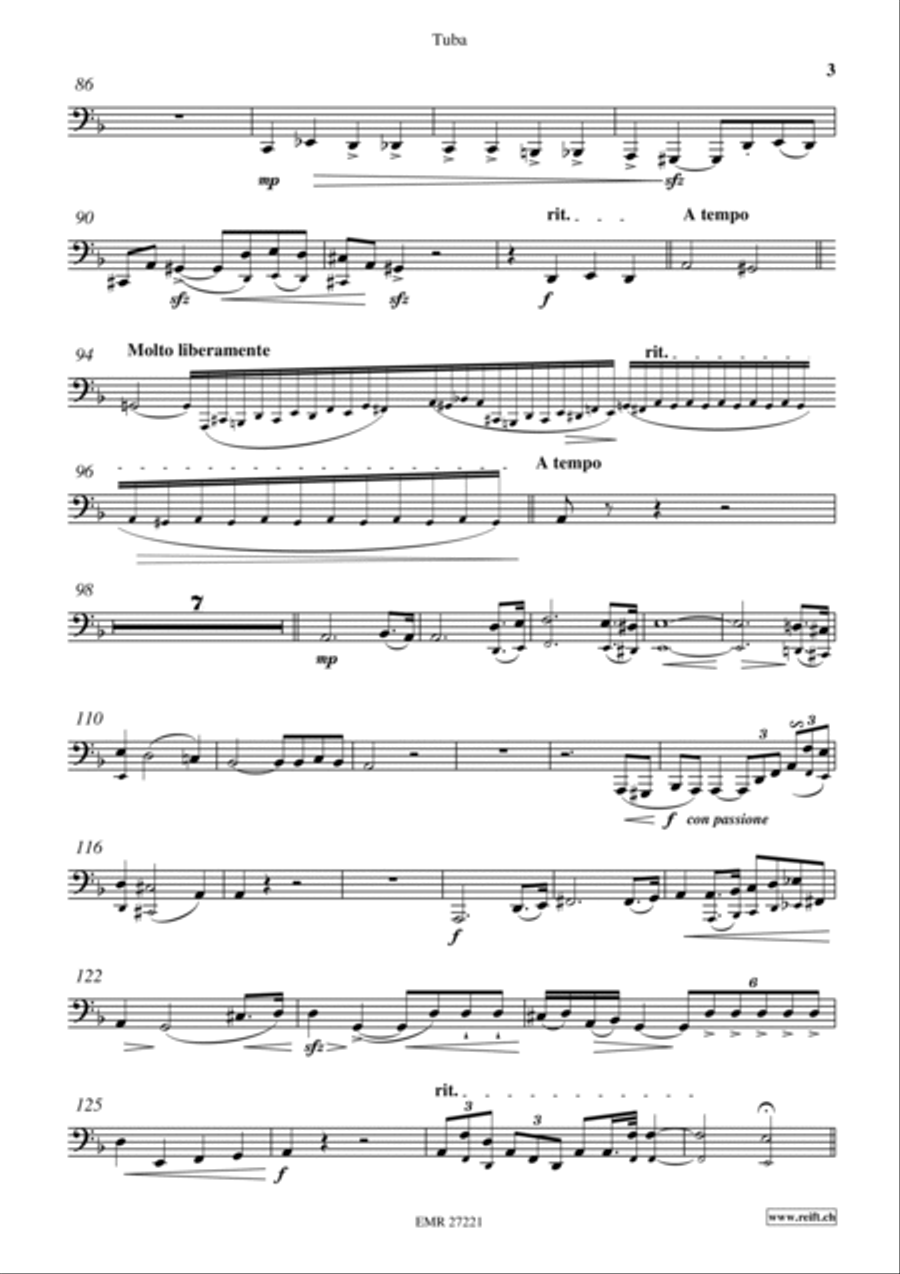Elegie Tuba scores gallery preview page 4