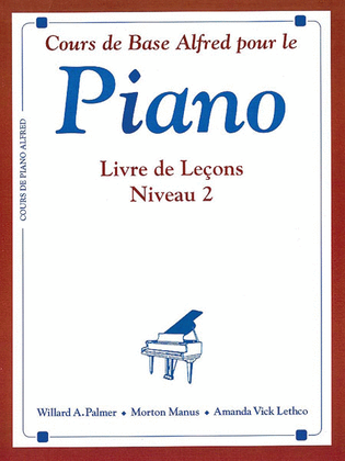 Book cover for Alfred's Basic Piano Course Lesson Book, Level 2