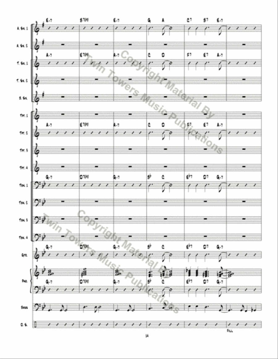 Verteron X Factor Jazz Ensemble scores gallery preview page 15