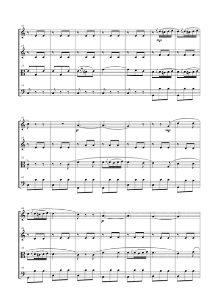 "Libiamo ne' lieti calici" (Brindisi) for String Quartet image number null