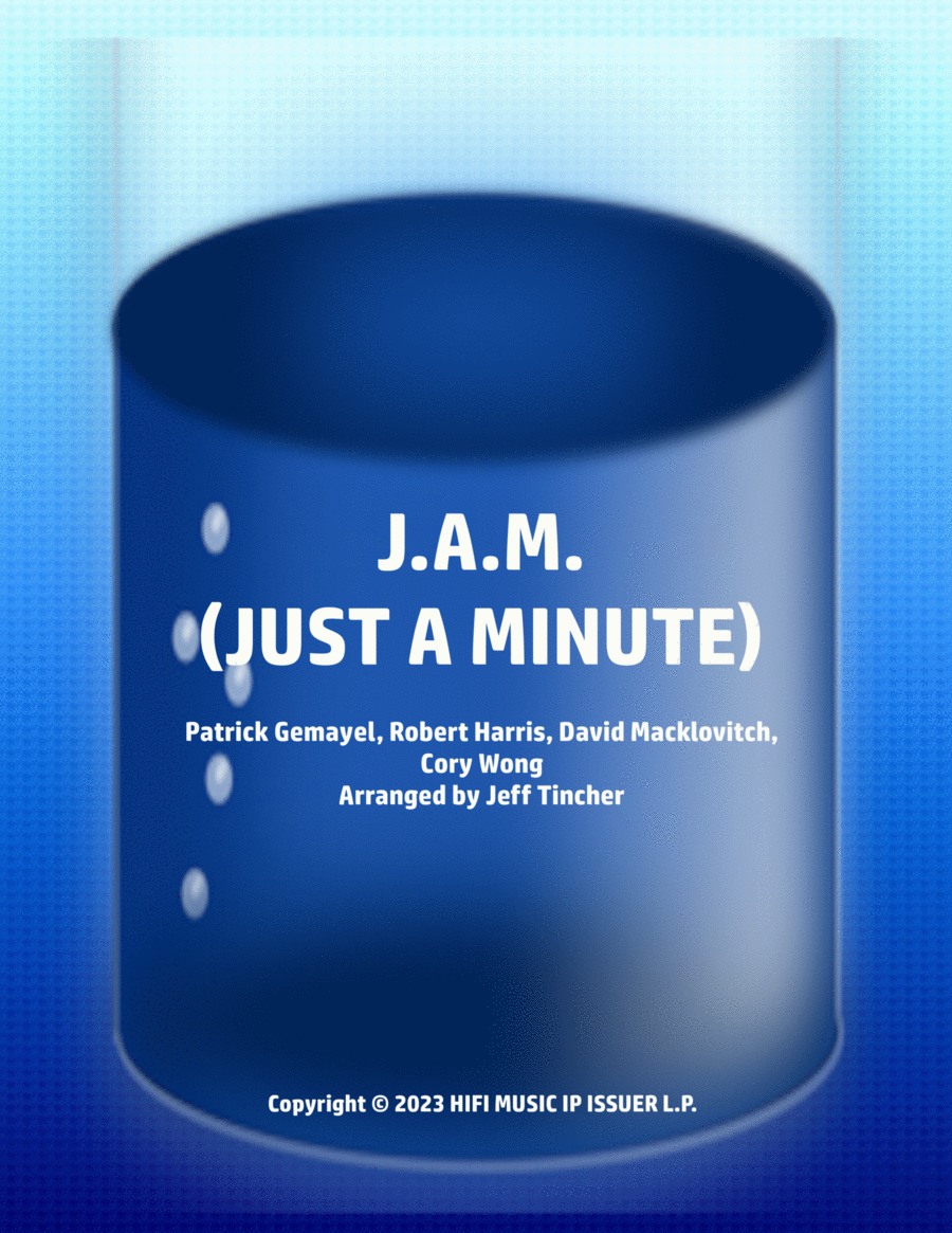 J.a.m. Just A Minute Piano, Vocal, Guitar scores gallery preview page 1