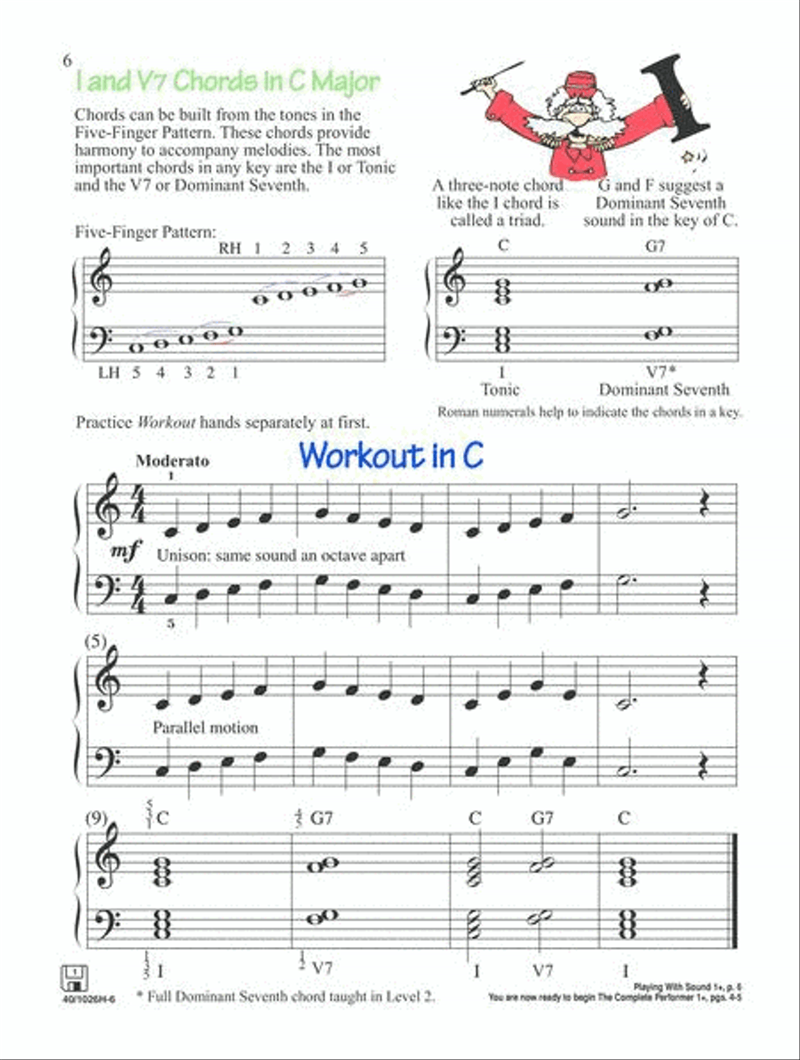 Noona Comprehensive Piano Lessons Level 1+ Piano Method scores gallery preview page 6