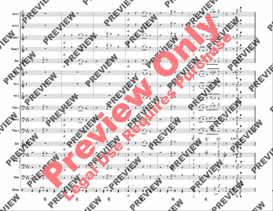 Something Modal Jazz Ensemble scores gallery preview page 16