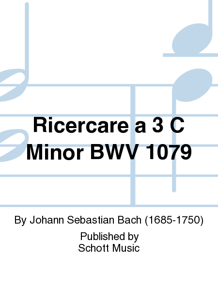 Ricercare a 6 C Minor BWV 1079