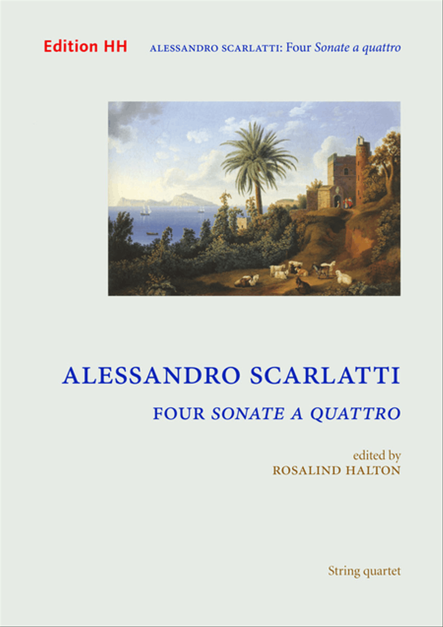 Four Sonate a quattro String Quartet scores gallery preview page 1